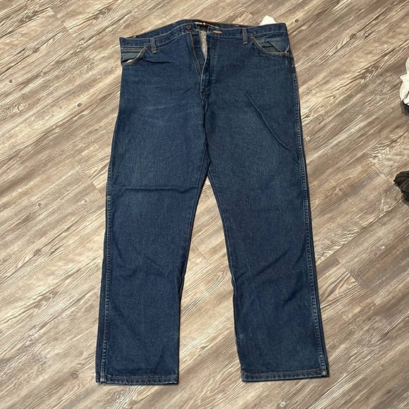 Wranglers Mens 40x32 Fire Retardant 13 Original Jeans - Picture 2 of 6